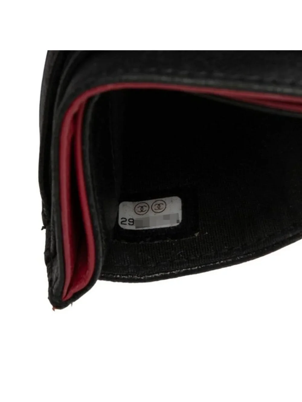 Chanel 19 Quilted Card Case Business Holder Black Lambskin